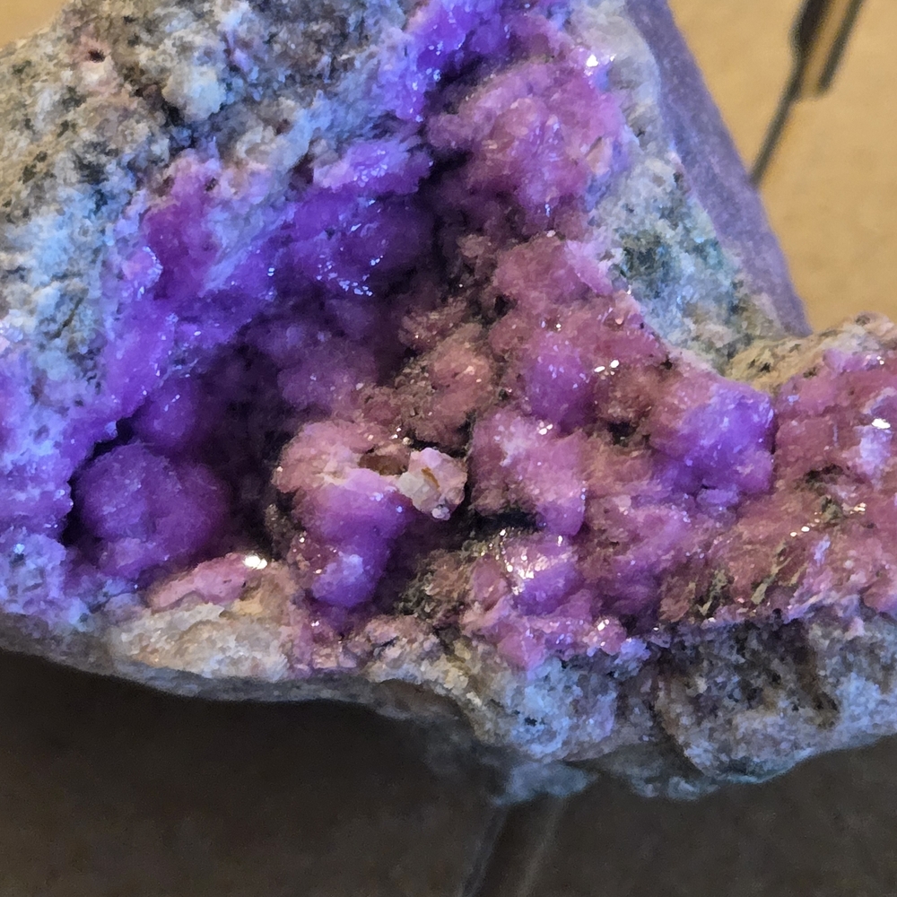 Natural Purple Cobaltocalcite Crystal